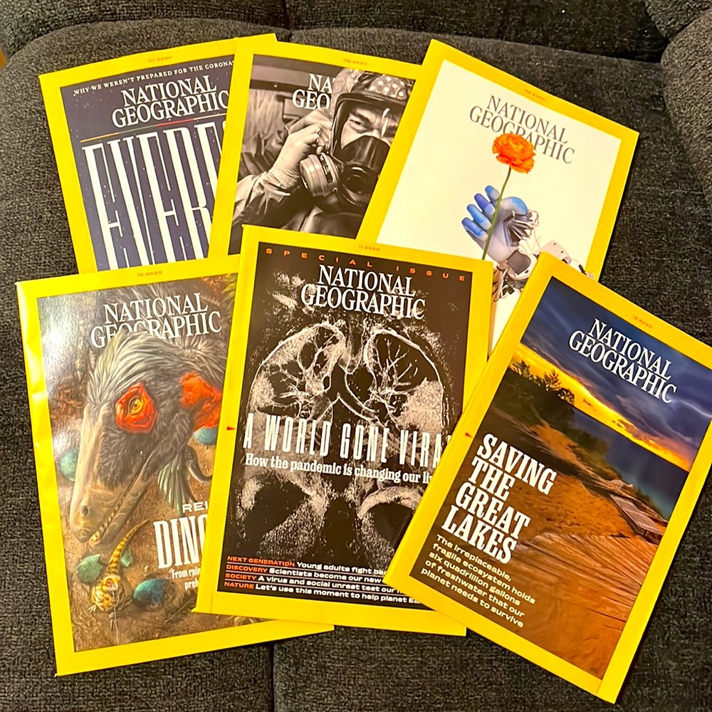 National Geographic 2020 (LOT OF 6)